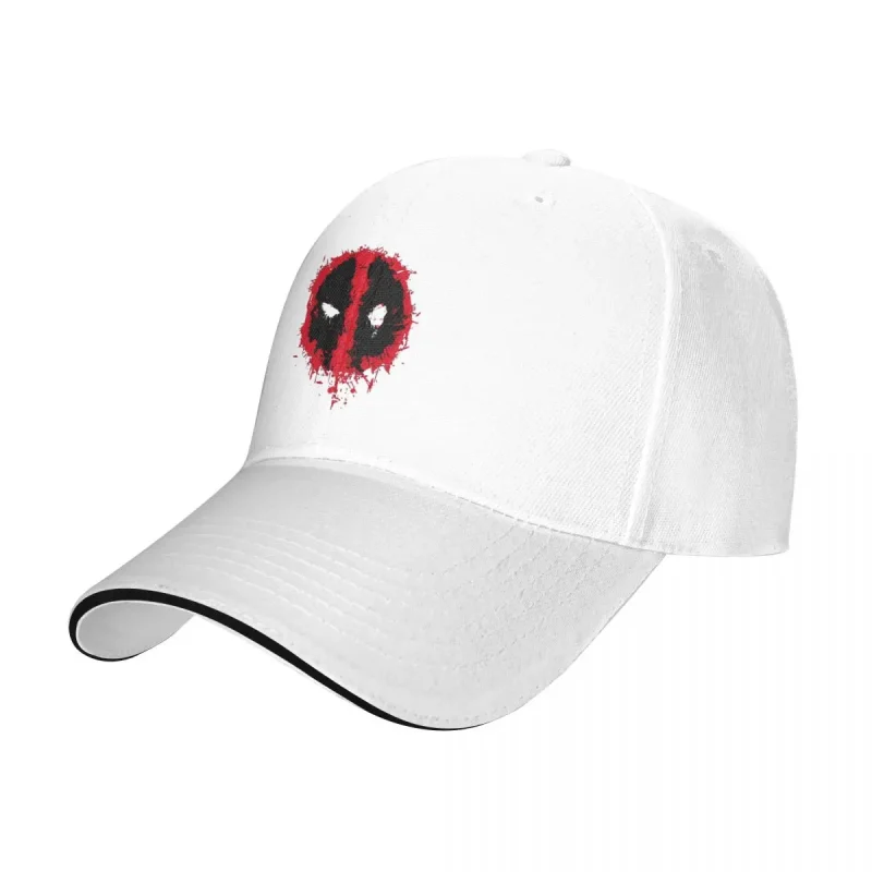 Deadpool Distressed Logo Baseball Cap - Grunge Merc Style - Image 7