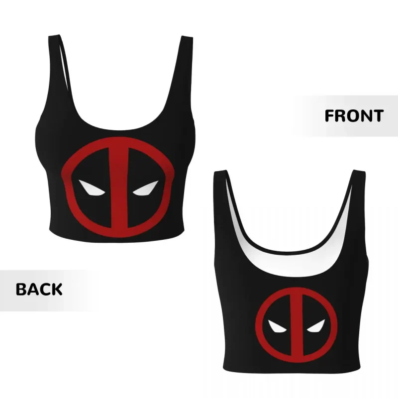 Deadpool Logo Crop Top - Image 6
