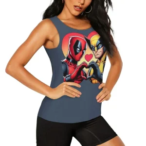 Deadpool & Wolverine Heart Hands Tank Top