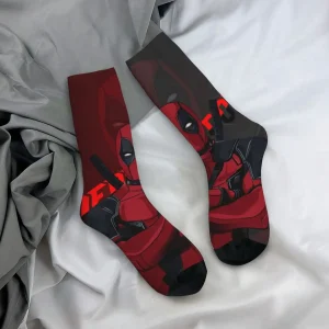 Red Shade Deadpool Socks