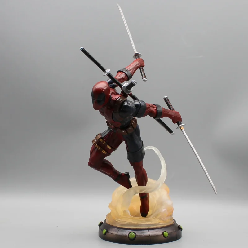 Deadpool Figure PVC Diorama 35cm - Dual Swords - Image 2