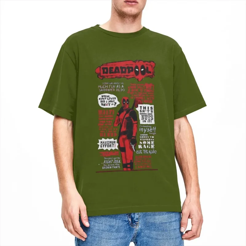 Deadpool Iconic Quotes T-shirt - Image 7