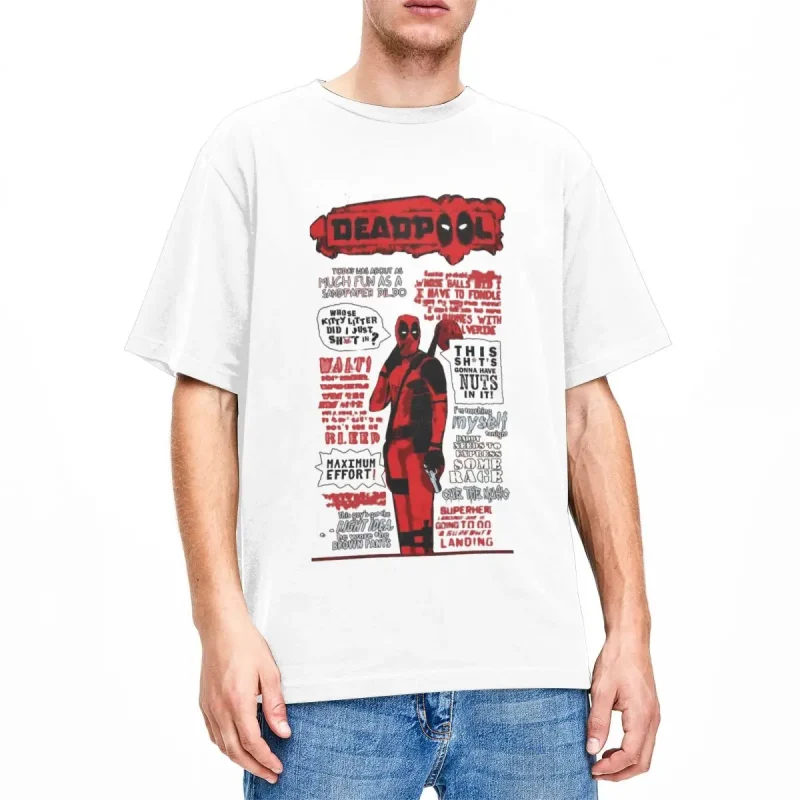 Deadpool Iconic Quotes T-shirt - Image 14