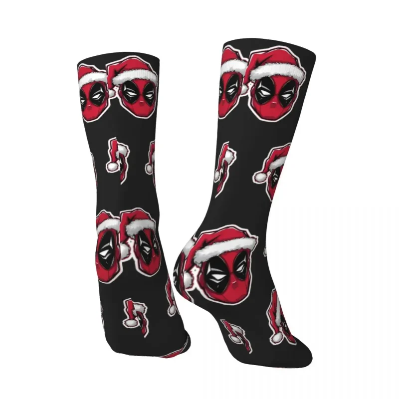 Christmas Deadpool Socks - Festive Merc Footwear - Image 4
