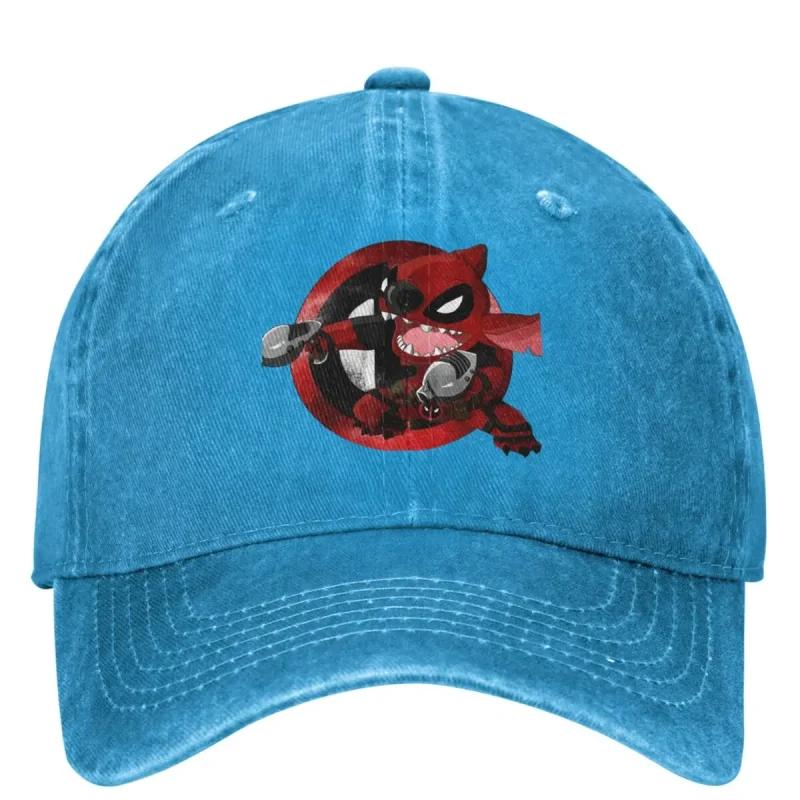 Deadpool Stitch Mashup Cap - Ohana Means Maximum Effort - Image 6