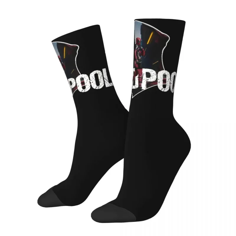 Deadpool Mask Outline Socks - Image 4