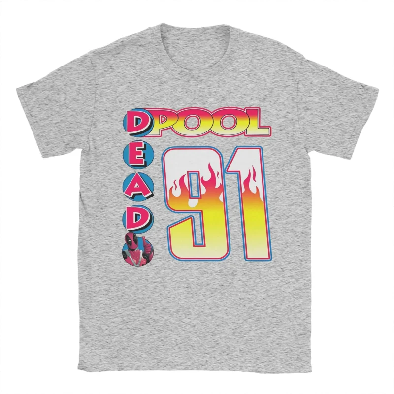 Deadpool '91 Retro Style T-Shirt - Image 6