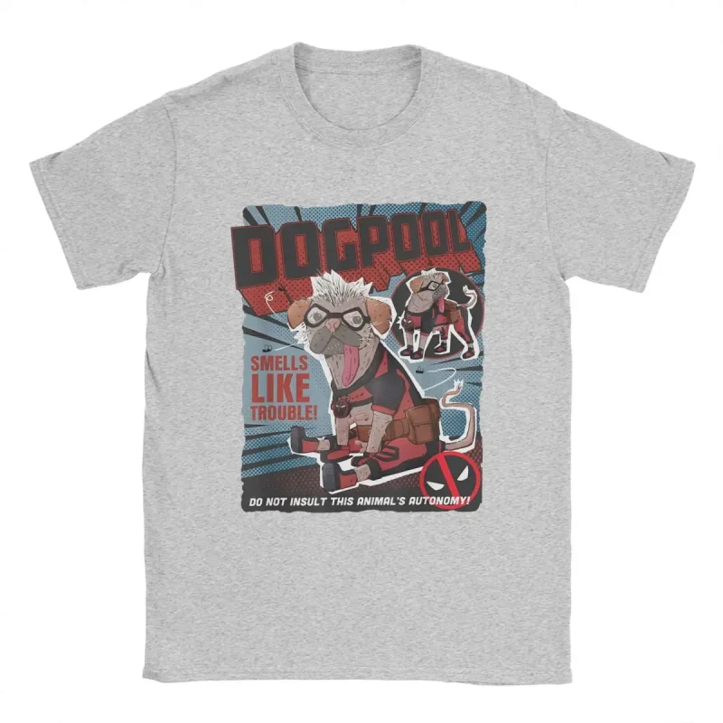 Dogpool "Smells Like Trouble!" T-shirt - Image 10