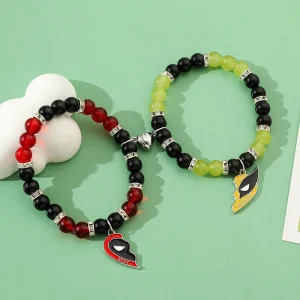 Deadpool & Wolverine Magnetic Friendship Bracelets