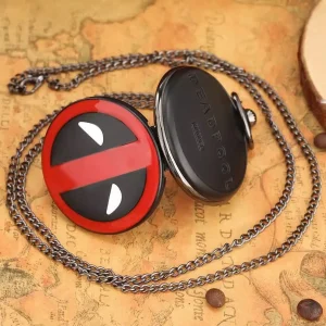 Deadpool Pocket Watch Necklace