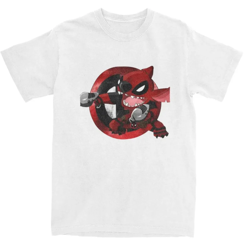 Stitch Meets Deadpool T shirt - Image 9