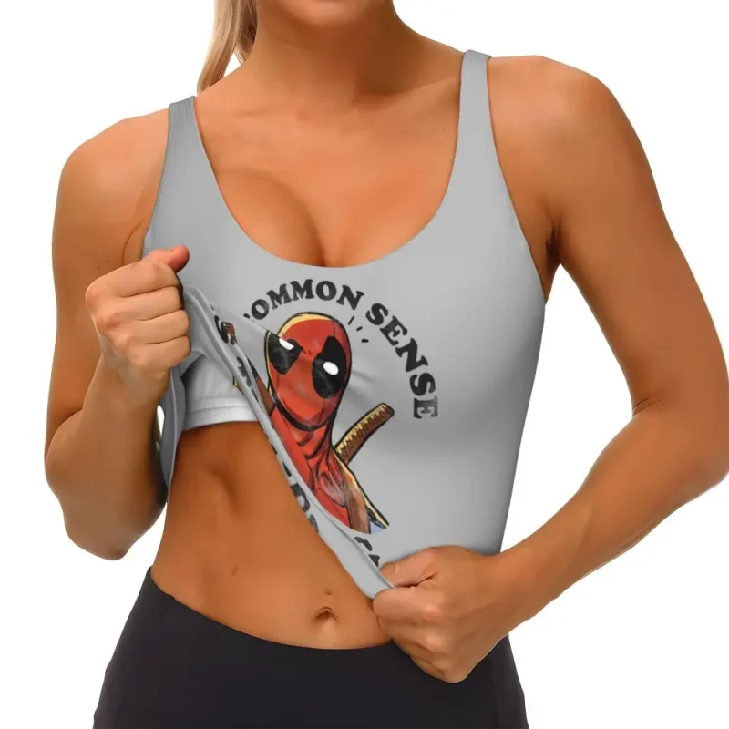 Deadpool "My Common Sense Is Tingling" Crop Top - Image 3