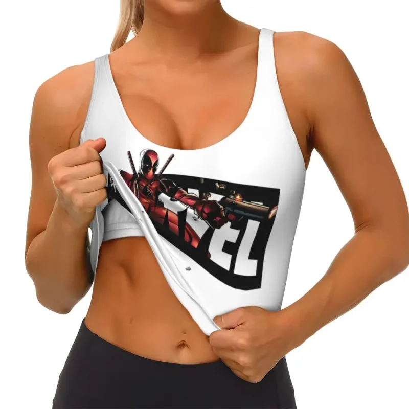 Marvel Deadpool Crop Top - Action Comic Style - Image 5