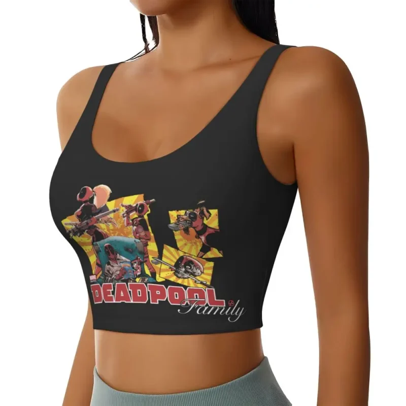 Deadpool Family Crop Top - Whimsical Merc Ensemble