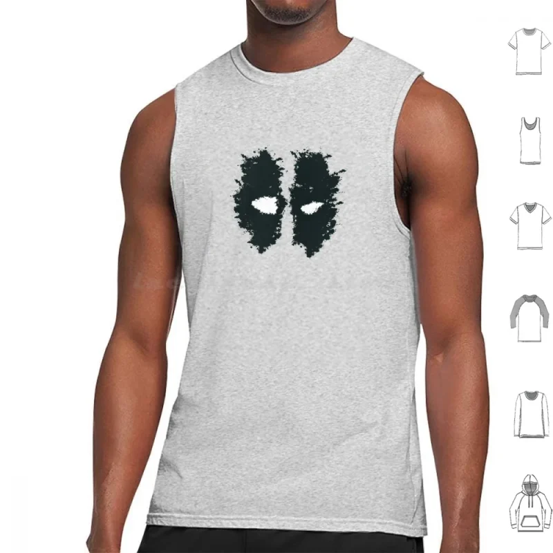 Deadpool Splatter Icon Tank Top - Make a Splash - Image 2
