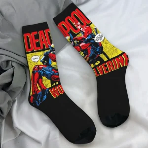 Comic Style Deadpool & Wolverine Socks - POW! Footwear