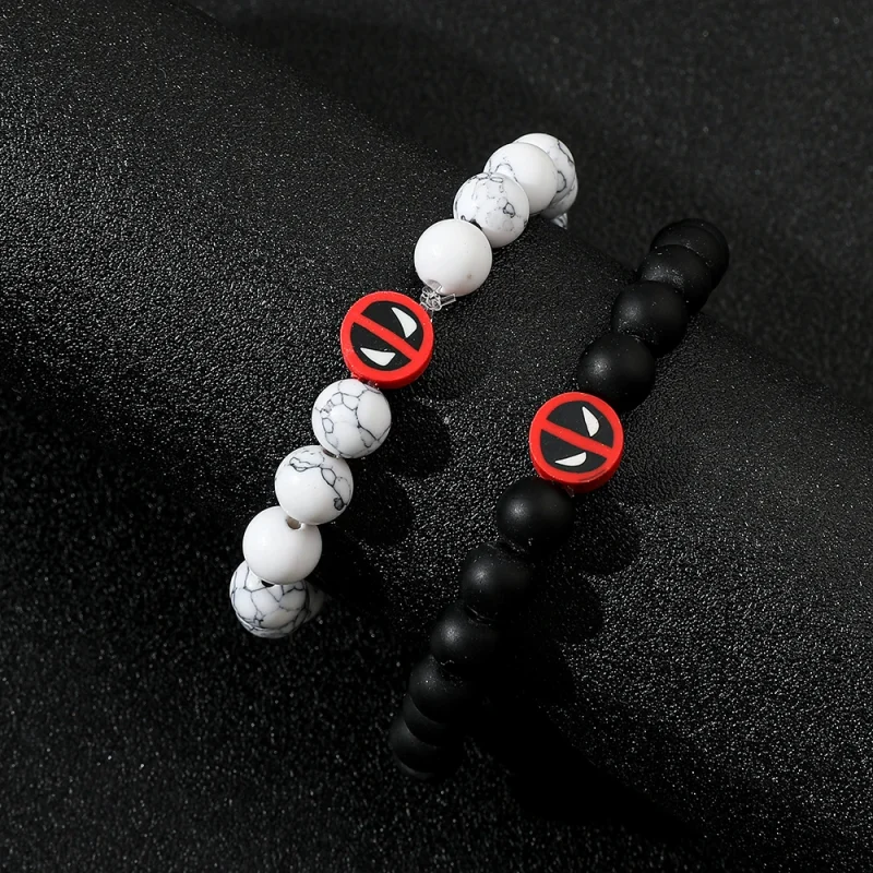 Deadpool Magnetic Couple Bracelets - Image 2