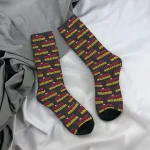 Wolverine Logo Pattern Socks - Repeating Hero Footwear
