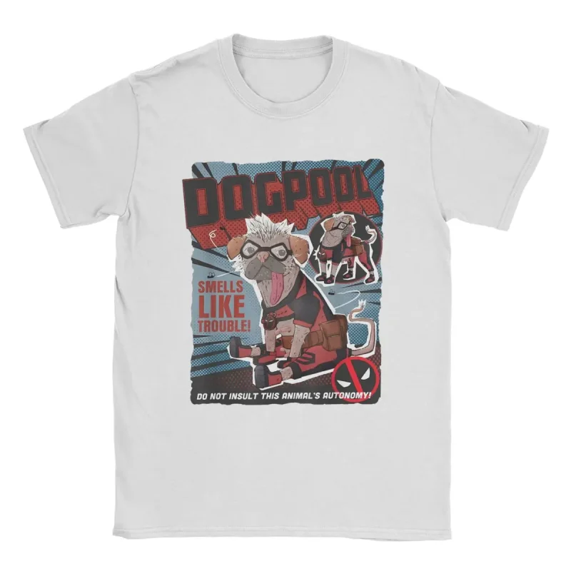 Dogpool "Smells Like Trouble!" T-shirt - Image 22