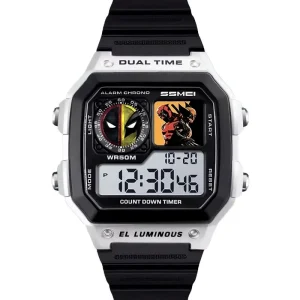 Deadpool Dual-Time Digital Watch - Time to Be a Hero