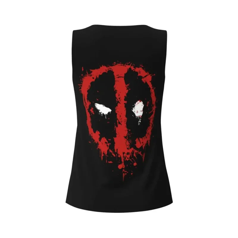 Deadpool Red and Black Tank Top - Image 4