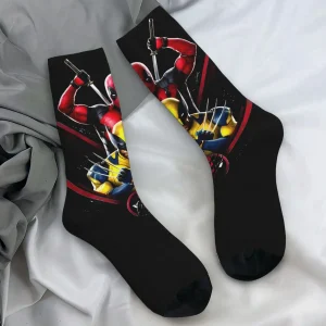 Action Pose Deadpool & Wolverine Socks