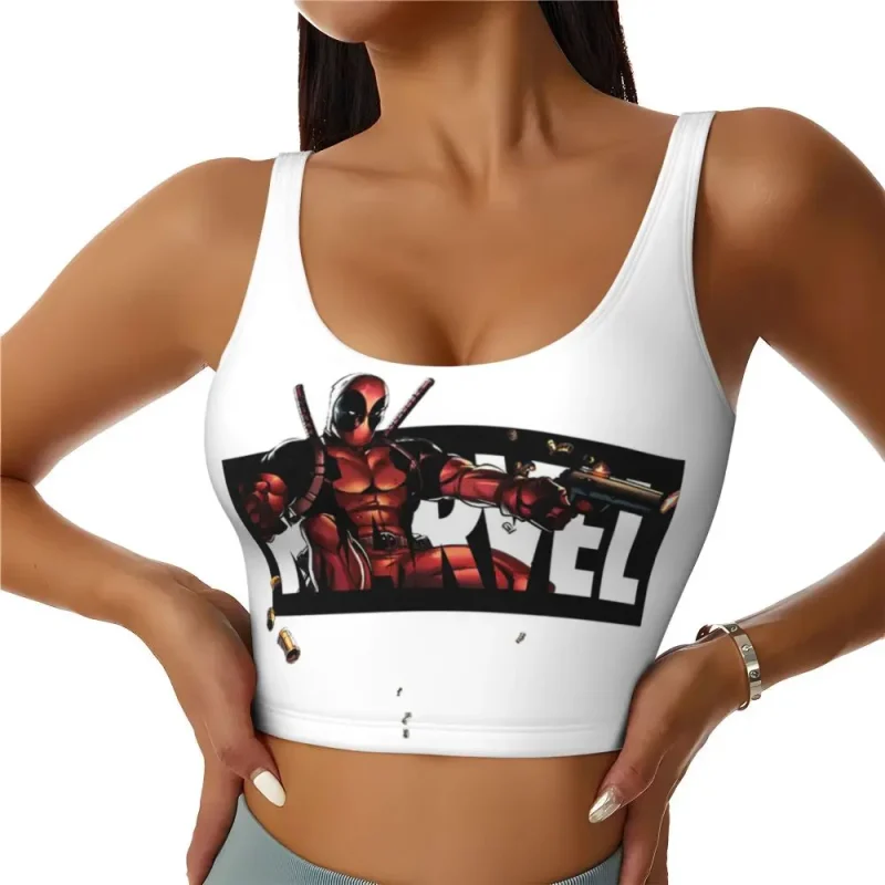 Marvel Deadpool Crop Top - Action Comic Style - Image 3