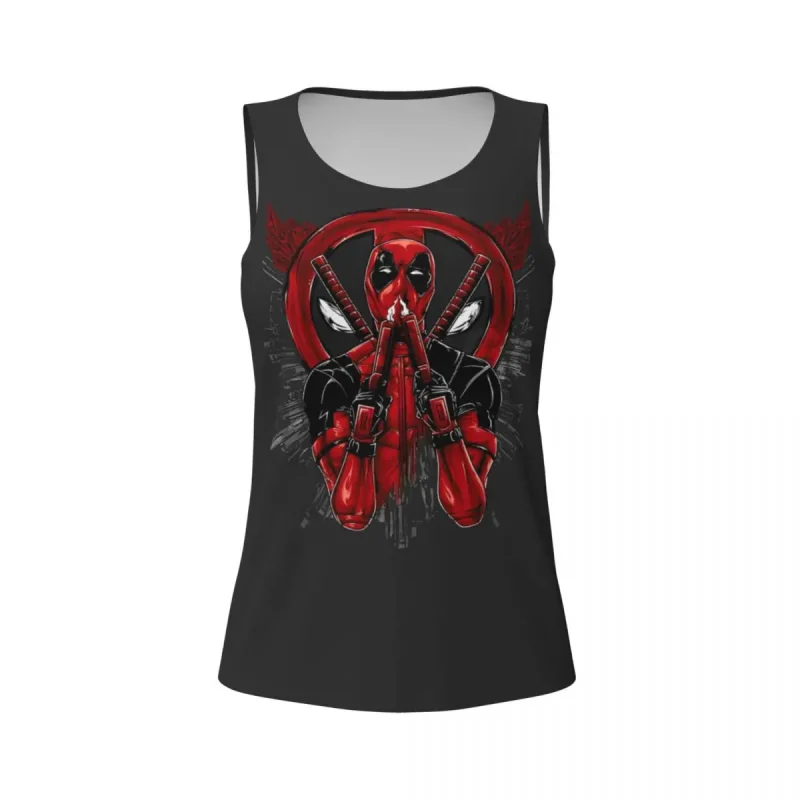 Praying Deadpool Tank Top - Merc in Contemplation - Image 4