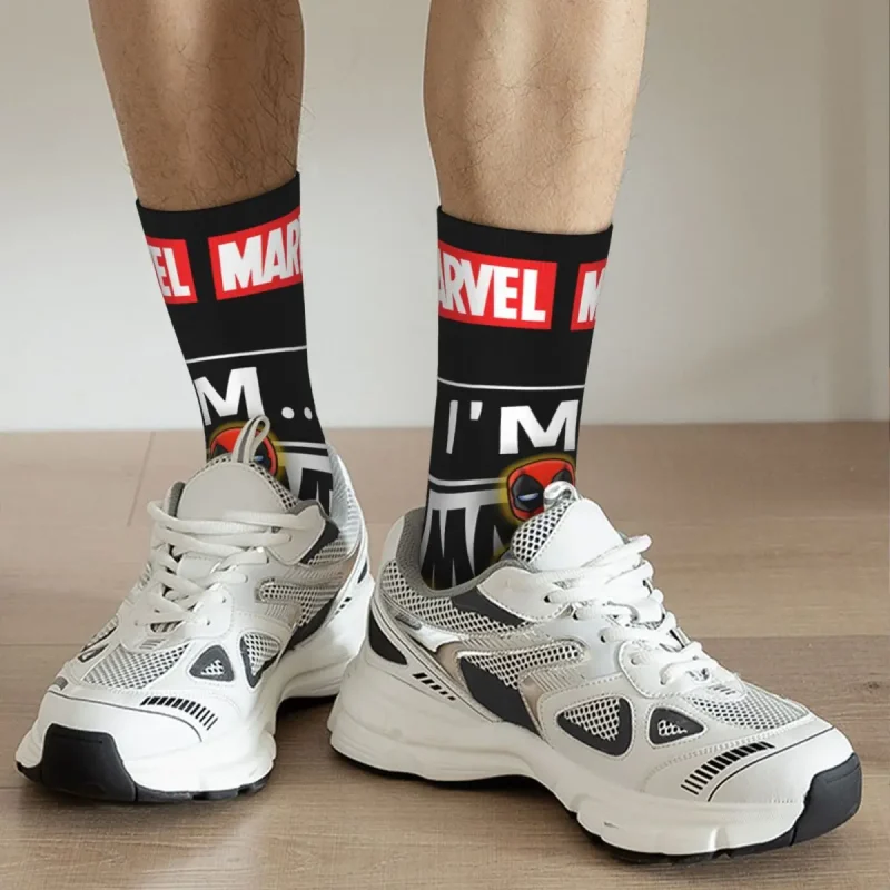 Deadpool "I'm Marvelous" Socks - Step Out in Style - Image 4
