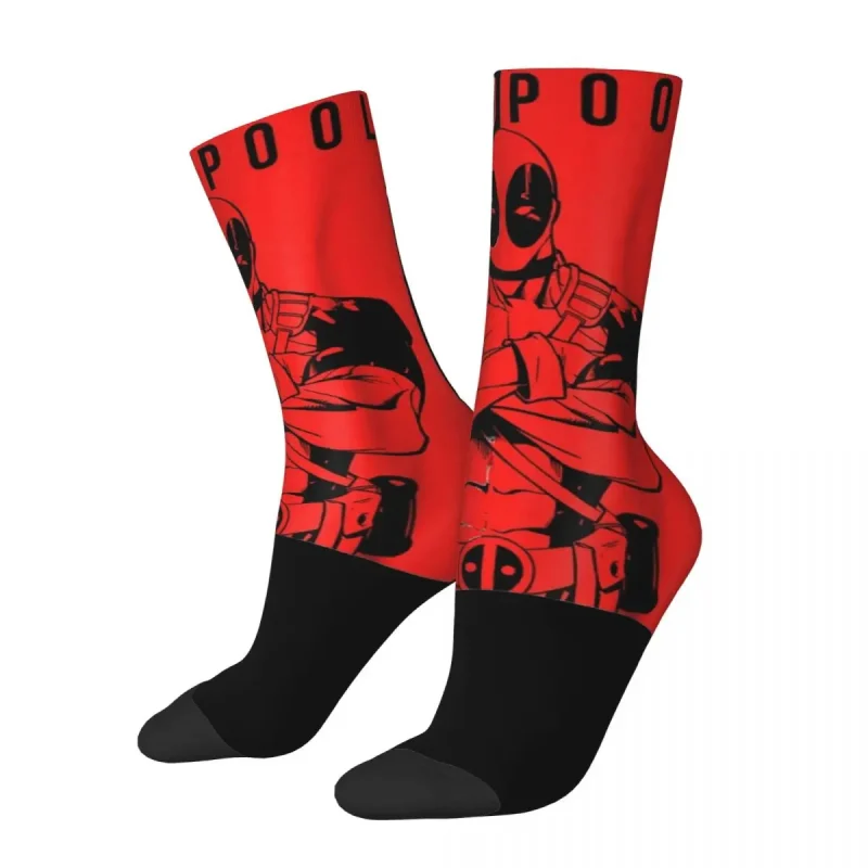 Red & Black Deadpool Socks - Image 2