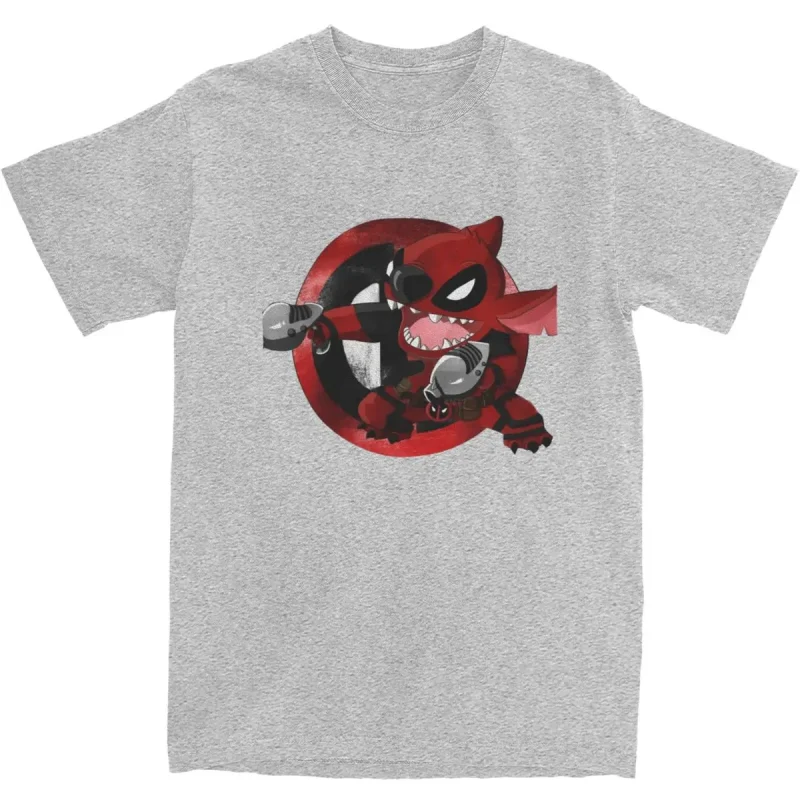Stitch Meets Deadpool T shirt - Image 6