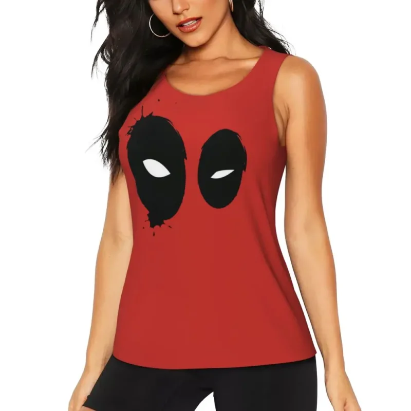Deadpool Katana Splash Logo Tank Top - Image 3