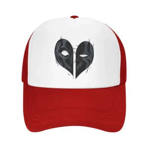 Deadpool & Wolverine Heart Logo Cap