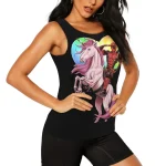 Tank Top - Deadpool Riding a Unicorn