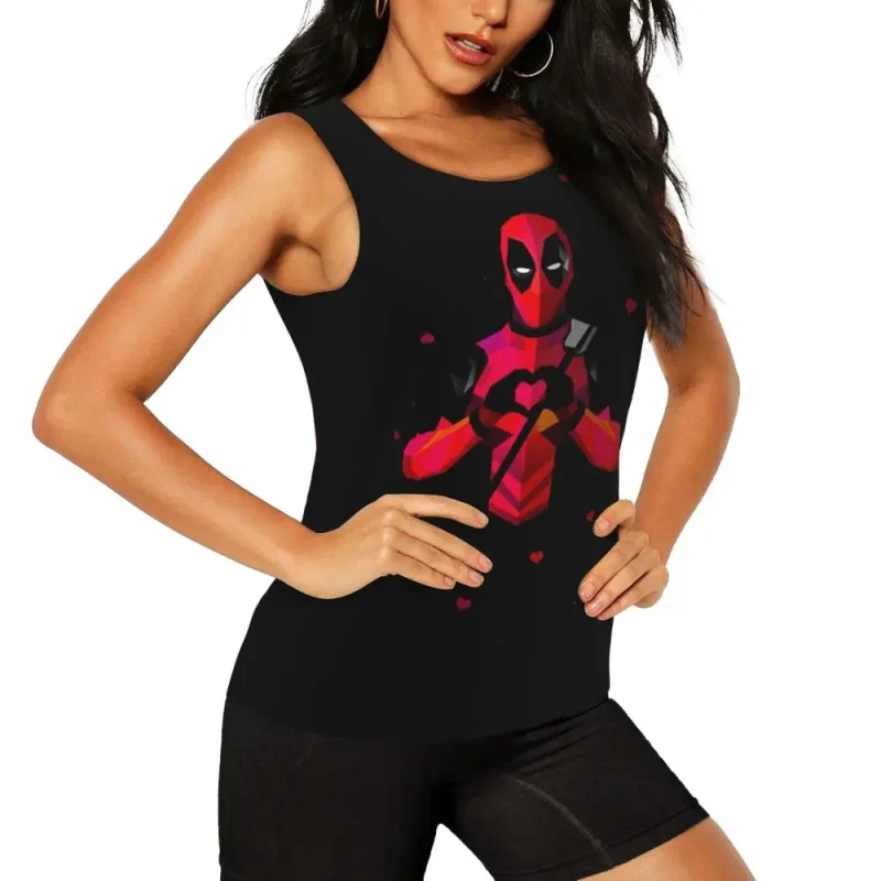 Deadpool Heart Tank Top