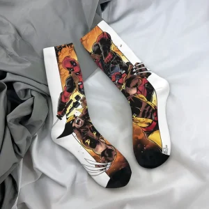 Dynamic Duo Deadpool & Wolverine Socks