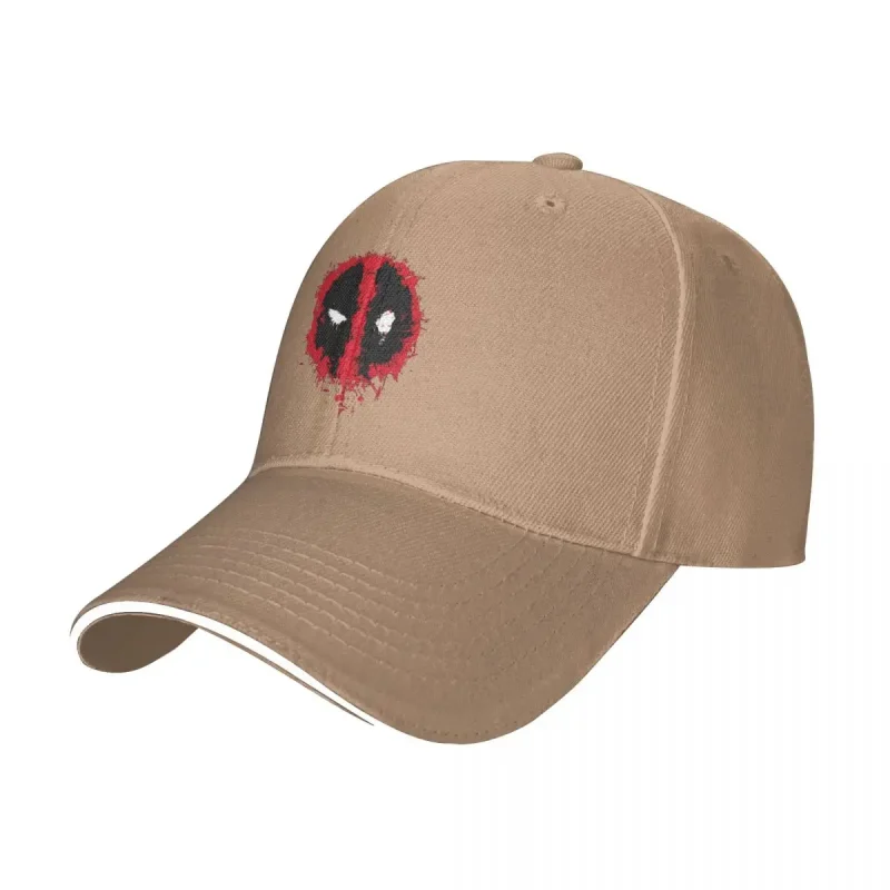 Deadpool Distressed Logo Baseball Cap - Grunge Merc Style - Image 11