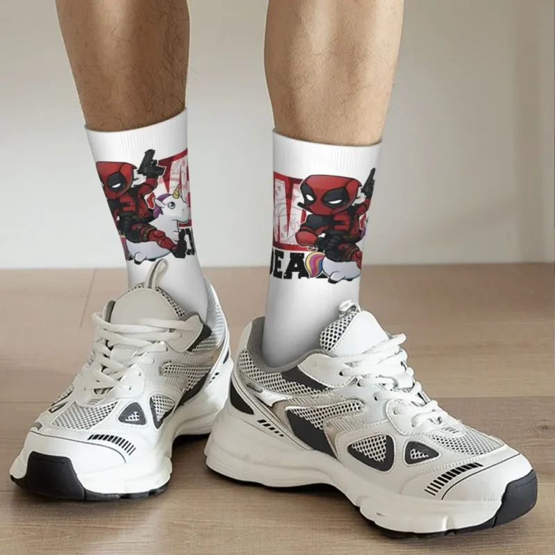 Marvel Deadpool & Unicorn Socks - Image 4