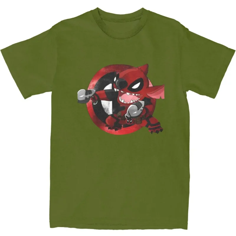 Stitch Meets Deadpool T shirt - Image 8