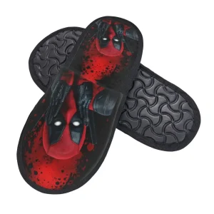 Deadpool Combat Style Slippers: Bold Comfort