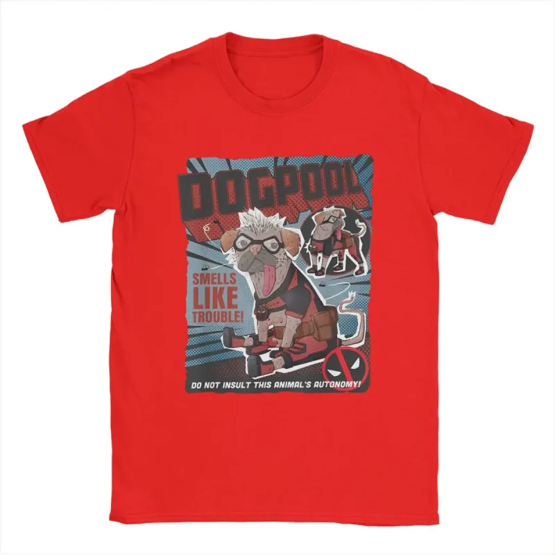Dogpool "Smells Like Trouble!" T-shirt - Image 23