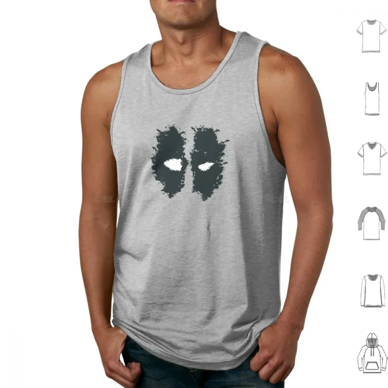 Deadpool Splatter Icon Tank Top - Make a Splash - Image 7