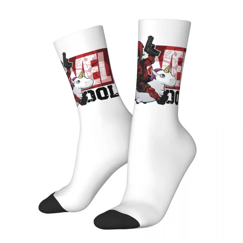 Marvel Deadpool & Unicorn Socks - Image 2