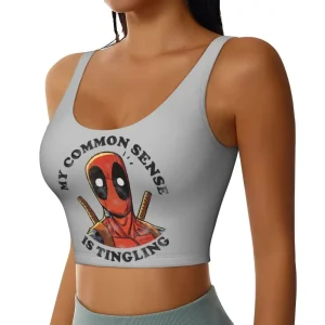 Deadpool "My Common Sense Is Tingling" Crop Top