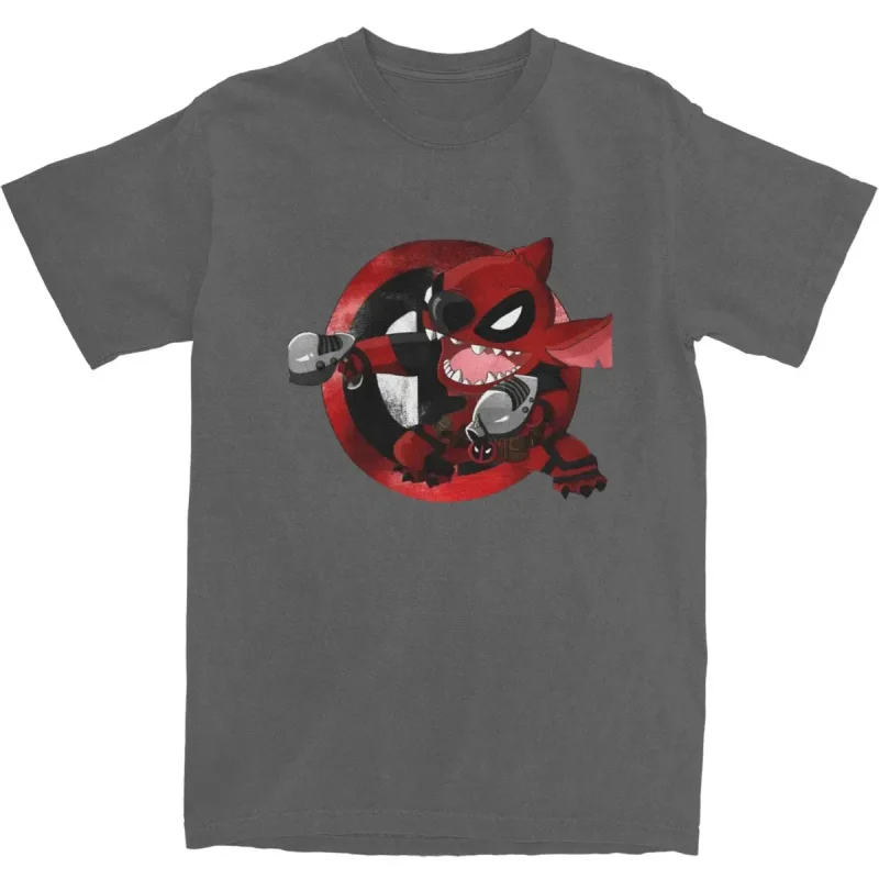 Stitch Meets Deadpool T shirt - Image 12