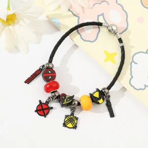 Deadpool & Wolverine Charm Bracelet - A Heroic Mashup