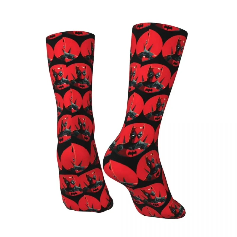 Deadpool Silhouette Pattern Socks - Repeating Merc Style - Image 5