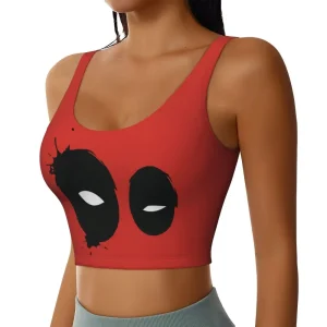 Deadpool Mask Crop Top - Iconic Merc Style