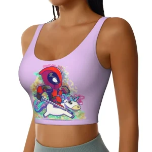 Deadpool Comic Pose Crop Top