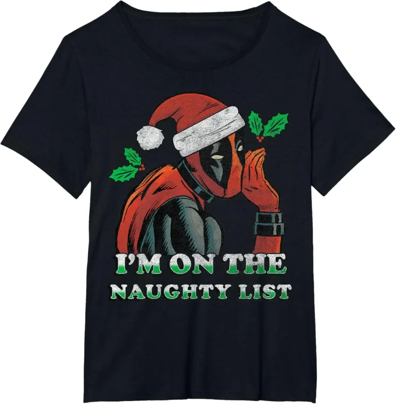 Celebrate Christmas with Deadpool’s T shirt - Image 5